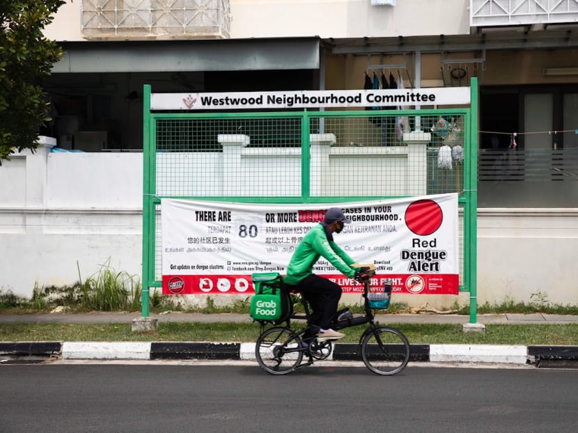 NEA said there were 391 active dengue clusters in Singapore as of Tuesday, with more than 600,000 households located in those areas.