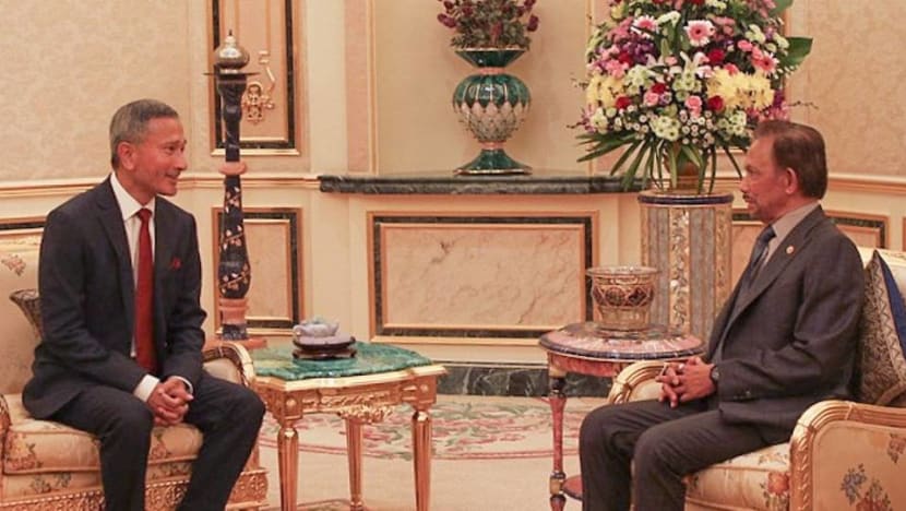 Vivian Balakrishnan visits Brunei before travelling to Malaysia and Indonesia Vivian Balakrishnan visits Brunei before travelling to Malaysia and Indonesia