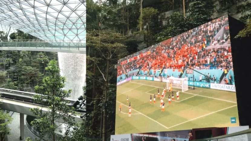 Jewel Lapangan Terbang Changi siarkan perlawanan Piala Dunia 2022 mulai 3 Dis