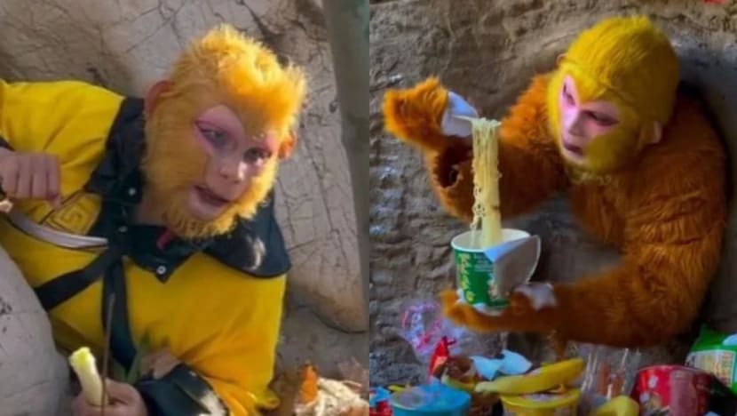 In China, You Can Be Paid S$1,000 To Dress Up As Sun Wukong & Be Fed By Tourists For Up To 3 Hours At A Time