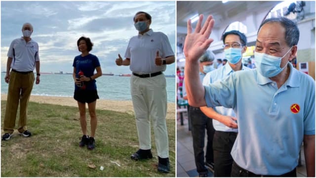 【新加坡大选】退而不休 退位原议员走访选区为接班人助选