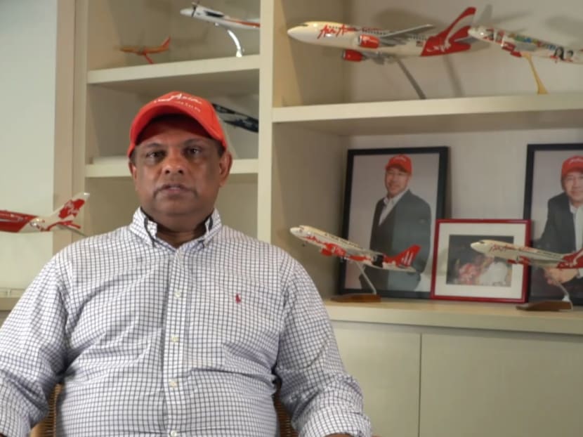 AirAsia Group CEO Tan Sri Tony Fernandes apologises for succumbing to political pressure in his support for BN during the GE14 campaign in this screenshot taken from his Facebook video. AirAsia Group CEO Tan Sri Tony Fernandes apologises for succumbing to political pressure in his support for BN during the GE14 campaign in this screenshot taken from his Facebook video.