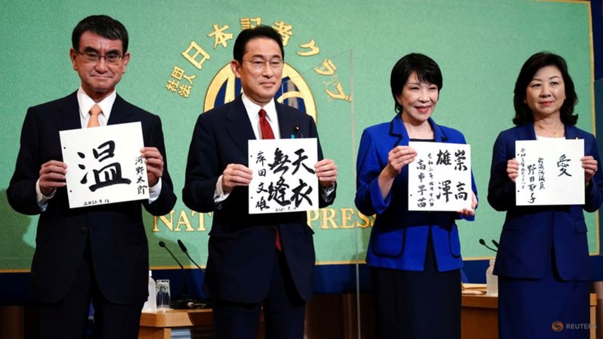 Japan's ruling party votes for new leader who will almost certainly be next PM