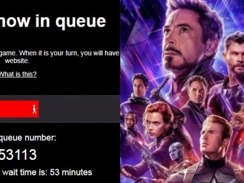 Avengers: Endgame ticket advance sales overwhelm Singapore cinema websites Avengers: Endgame ticket advance sales overwhelm Singapore cinema websites