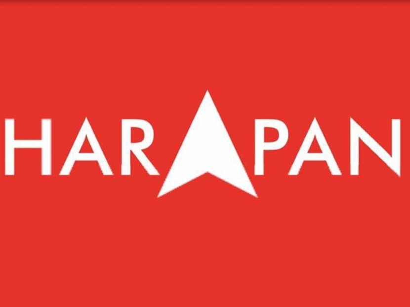 The pact also announced its logo — the word “Harapan” in white on a red background, with the central “A” shaped as a chevron — that will be used by all its candidates should Pakatan Harapan be registered in time for the general election. Photo: Malay Mail Online