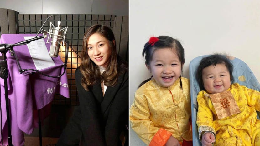 Linda Chung’s kids show off red packets