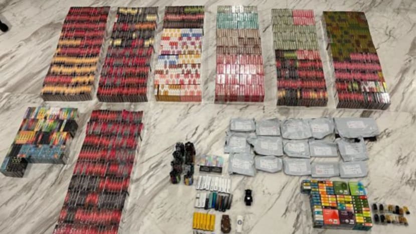 HSA rampas alat pengewap elektronik, peralatan berkaitan bernilai sekitar S$200,000 HSA rampas alat pengewap elektronik, peralatan berkaitan bernilai sekitar S$200,000