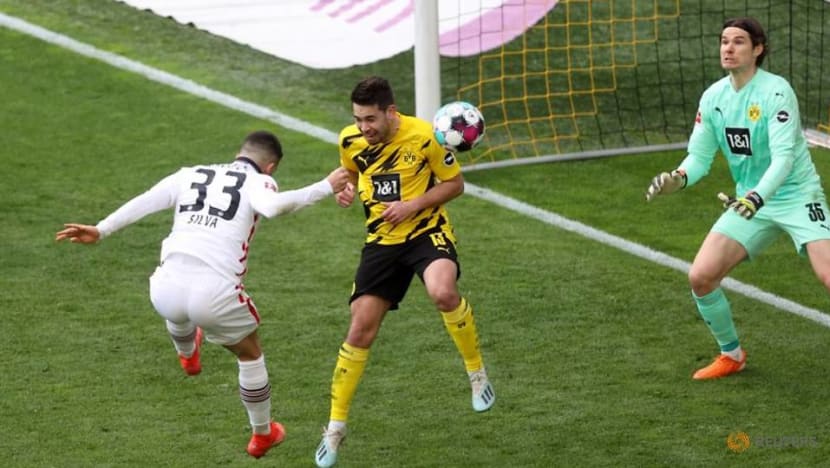 Football: Eintracht win at Dortmund to boost Champions League hopes Football: Eintracht win at Dortmund to boost Champions League hopes