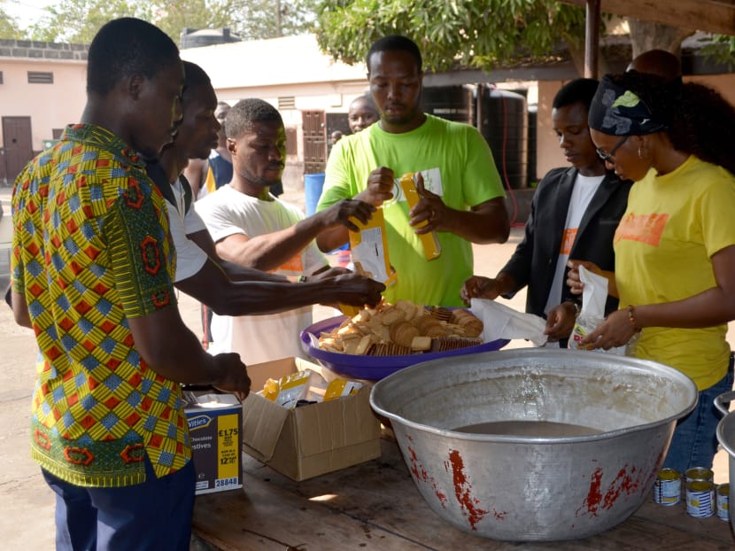 A Ghanaian chef works against waste to feed the hungry