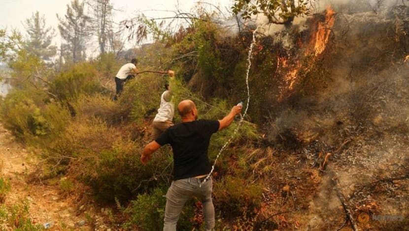 Death toll in Turkey wildfires rises to eight, coastal resorts affected Death toll in Turkey wildfires rises to eight, coastal resorts affected