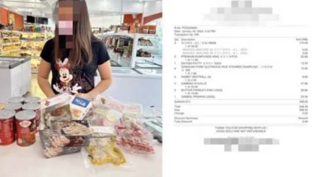 偷近百元食品包括六罐鲍鱼 马国女子主动付款道歉 