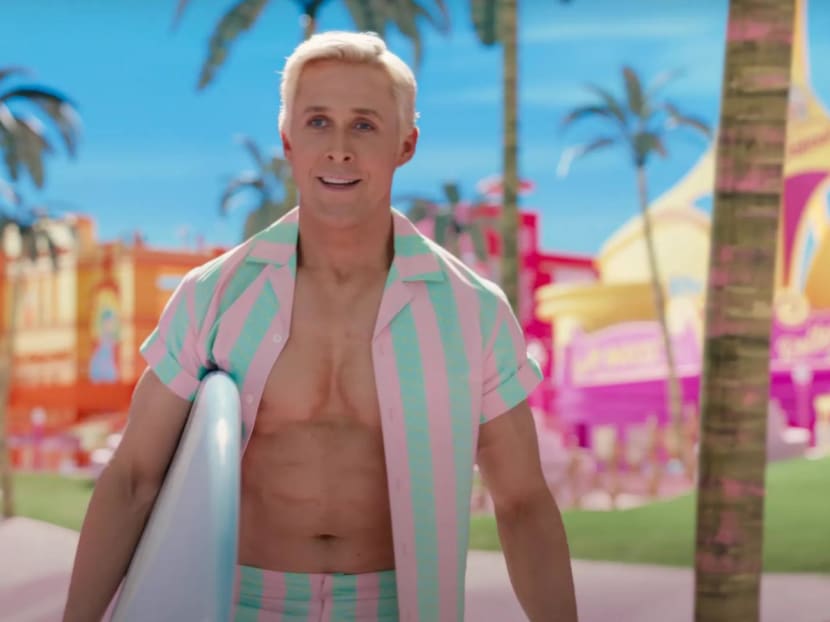 Barbie’s boyfriend, Ken, shows the virtues of a matching summer beach ensemble