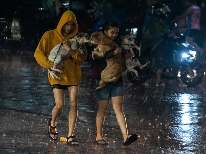 Typhoon makes Philippine landfall, government work suspended TODAY