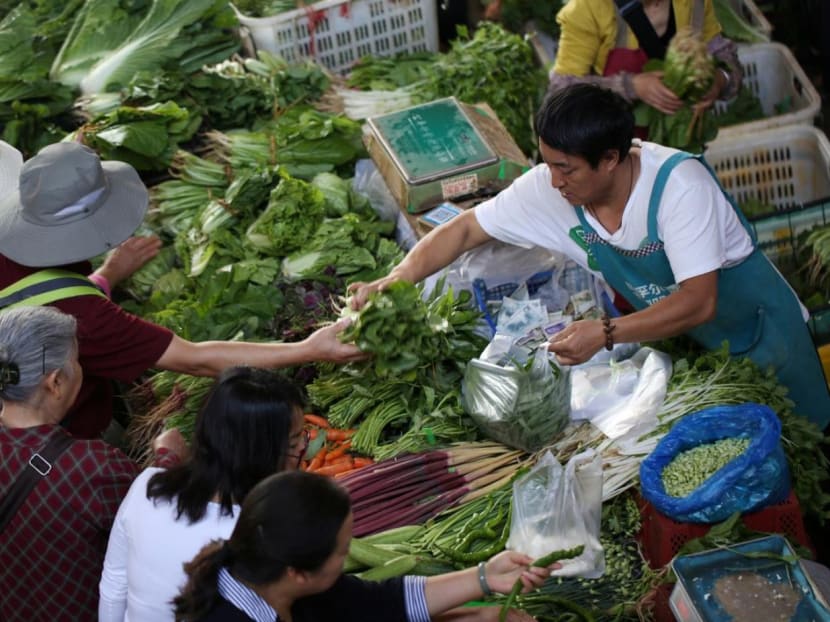 China is estimated to waste enough food annually to feed a country the size of South Korea. China is estimated to waste enough food annually to feed a country the size of South Korea.