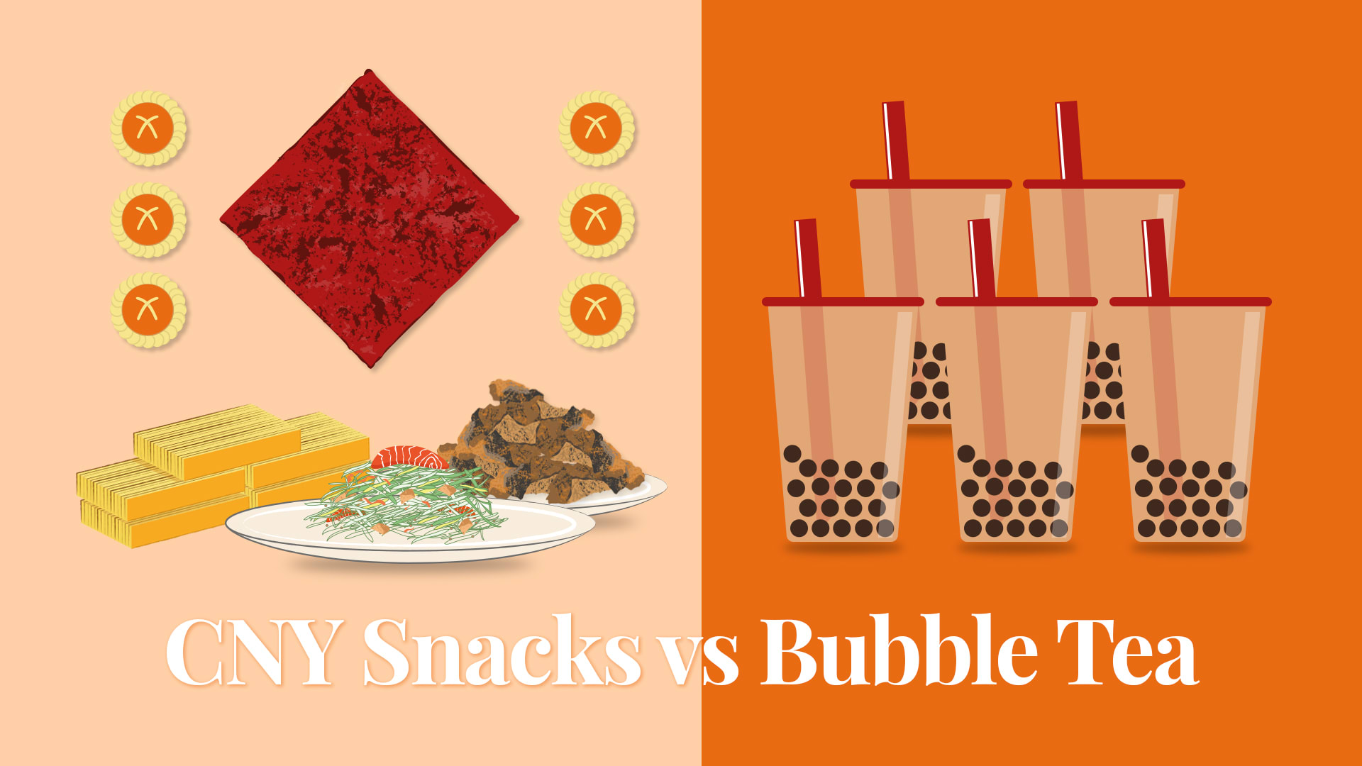 Chinese New Year snacks Vs Bubble Tea: Which Has More Calories?