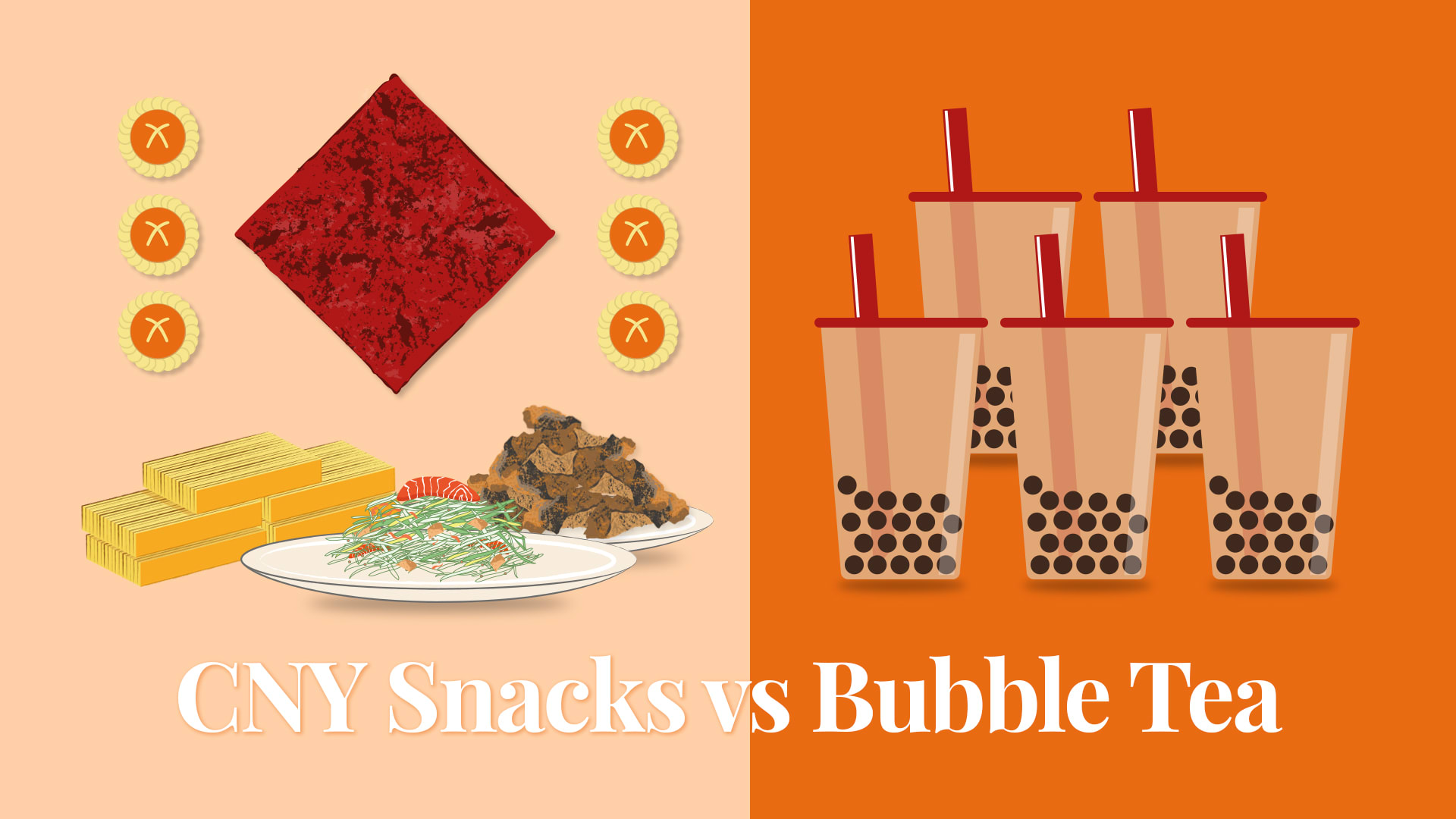 Chinese New Year snacks Vs Bubble Tea: Which Has More Calories? Chinese New Year snacks Vs Bubble Tea: Which Has More Calories?