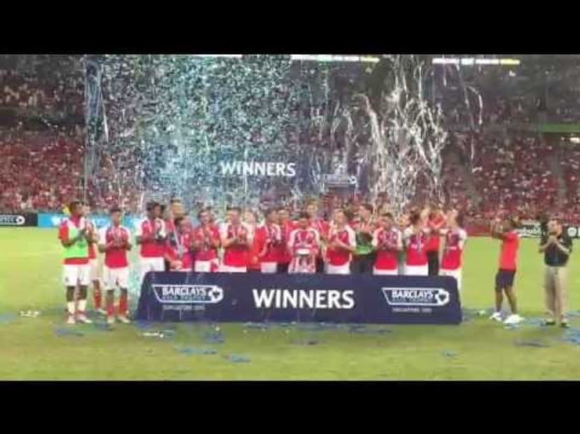 Highlights: Arsenal beats Everton to take Barclays Asia Trophy
