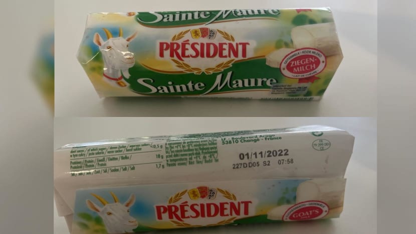 SFA recalls cheese from France due to 'presence of foreign metallic matter'