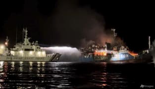 Philippine ferry fire leaves 12 dead, at least 7 missing