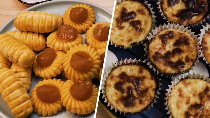 Use Leftover Pineapple Tarts & Bak Kwa To Make Fusion Mini Burnt Cheesecakes
