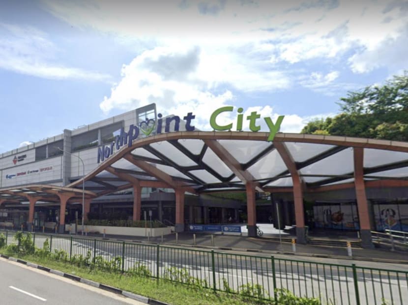 A view of Northpoint City mall along Yishun Avenue 2.  