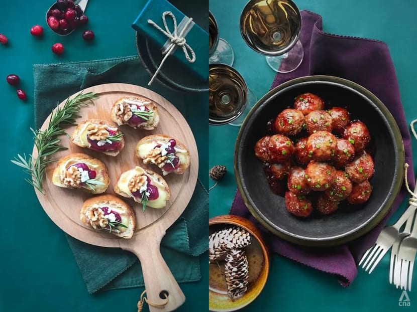 Christmas potluck food top