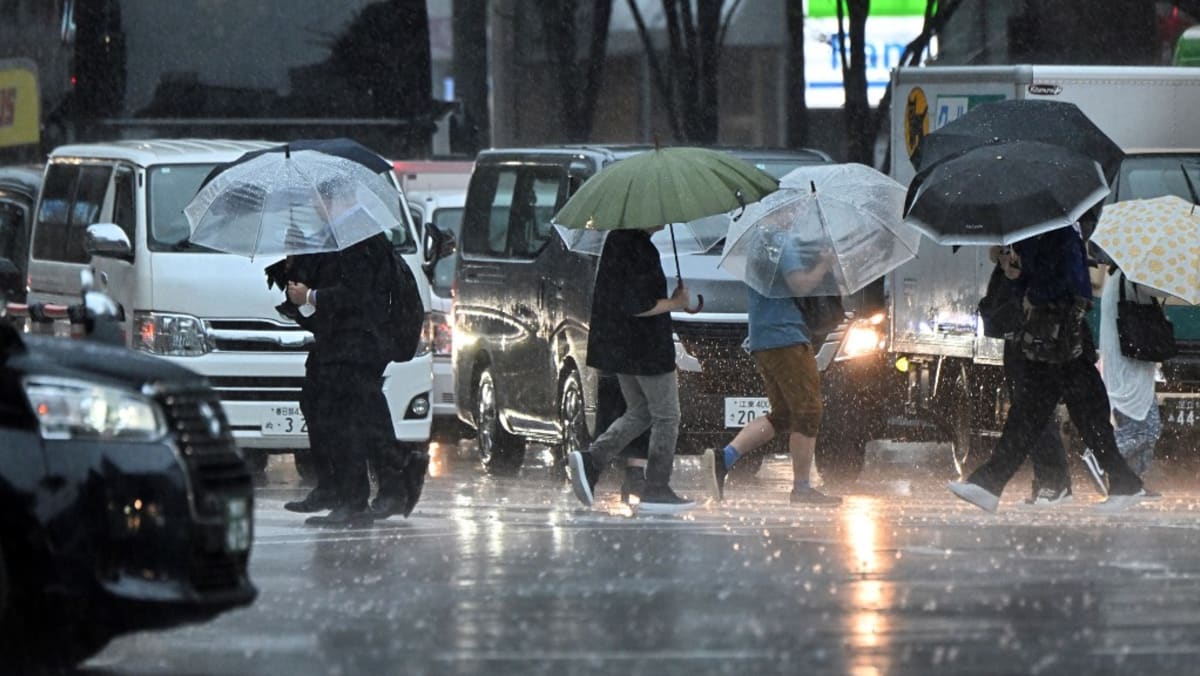Rekordné zrážky v niektorých častiach Japonska po tropickej búrke