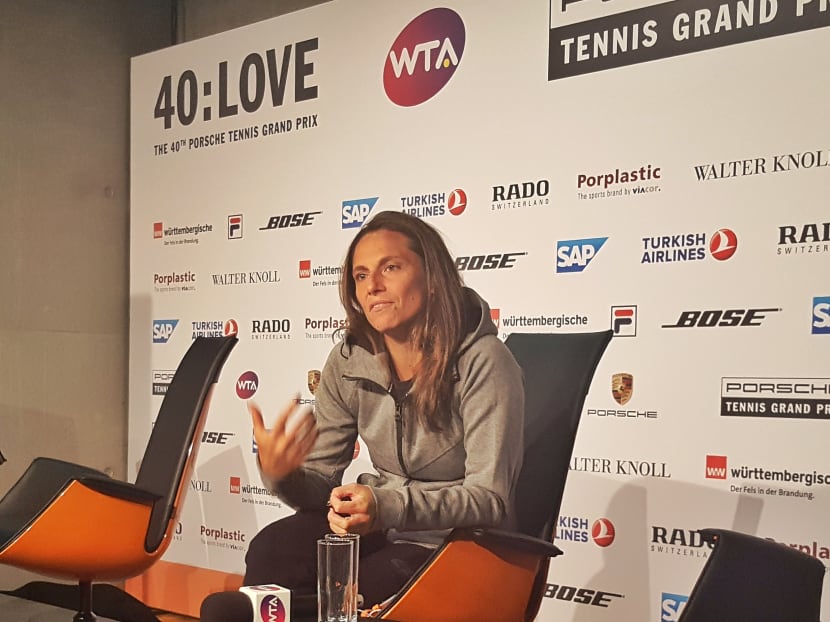 While Roberta Vinci (above)  acknowledged that Maria Sharapova is a big draw for fans, she is against her method of returning via wildcards. Photo: Teo Teng Kiat