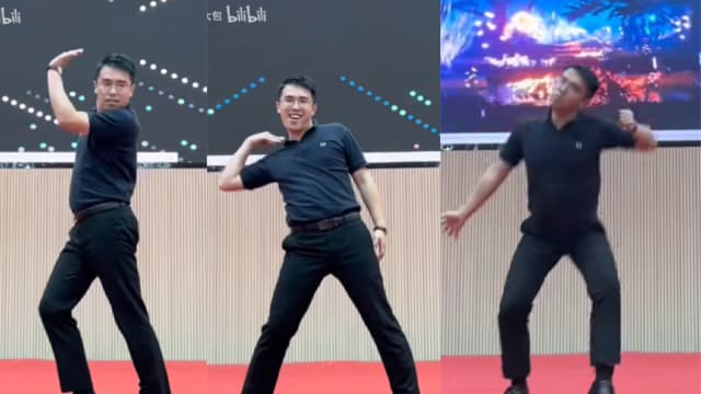 为吸引学生注意力 中国男老师大跳韩团舞蹈网上爆红