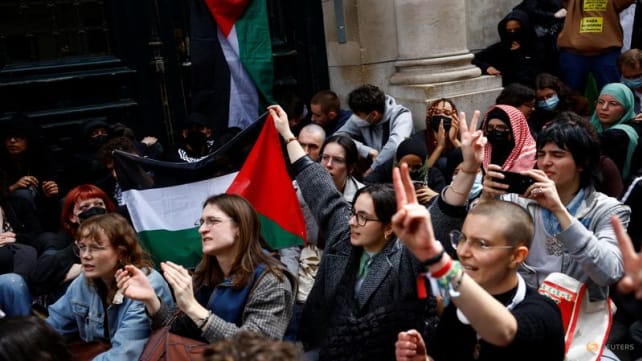 Police clear pro-Palestinian protests at Sorbonne university in France