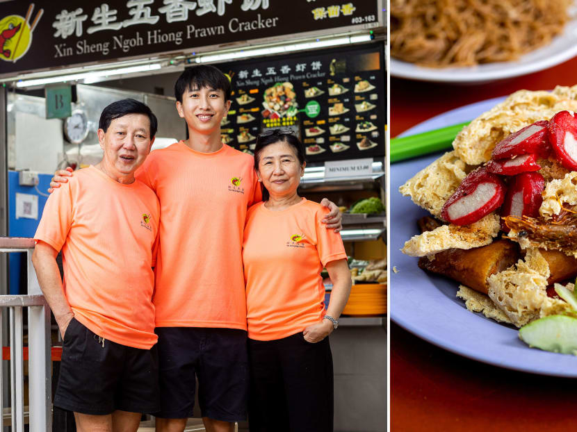 Xin Sheng Ngoh Hiang Prawn Cracker’s 3rd-gen hawker worked 20 hours a day to learn how to run family's store 