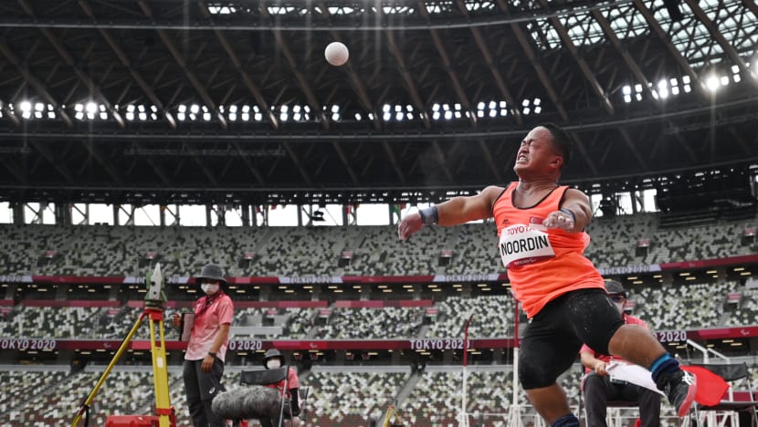 Singapore’s Muhammad Diroy Noordin sets national shot put record at Tokyo Paralympics, finishes 8th