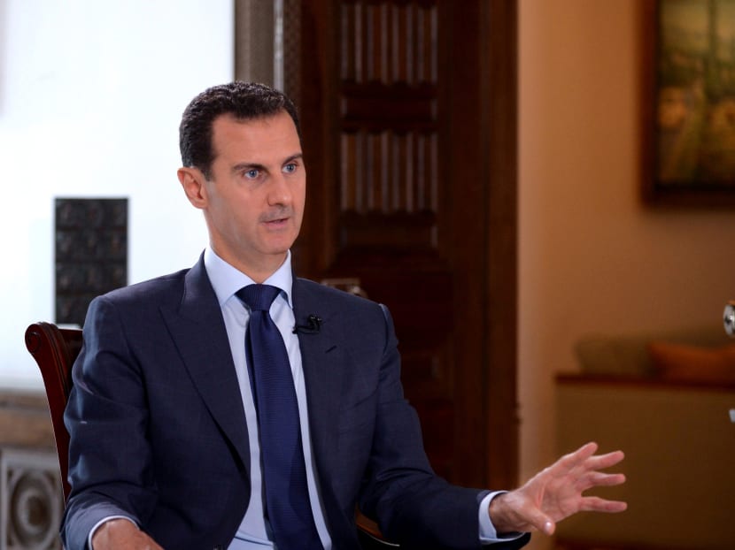Syria's President Bashar Assad speaks during an interview with NBC News on July 14, 2016, in this handout picture provided by SANA.  Photo: via Reuters