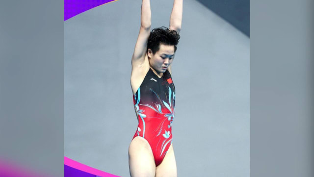 中国跳水“梦之队” 横扫亚运十个跳水项目金牌