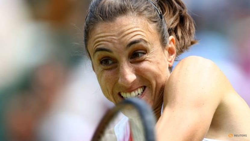 Rybakina powers past Martic into first Wimbledon quarters Rybakina powers past Martic into first Wimbledon quarters