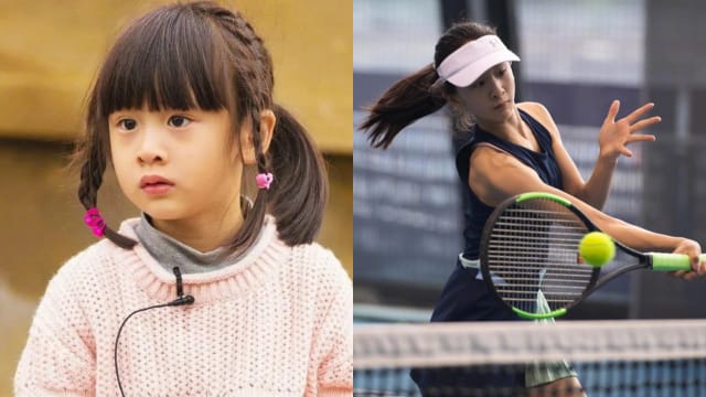 《爸爸去哪儿》“森碟” 田雨橙长大了！新加坡参加网球职业赛首秀告捷