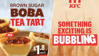 KFC Launching Brown Sugar Boba Tea Tarts