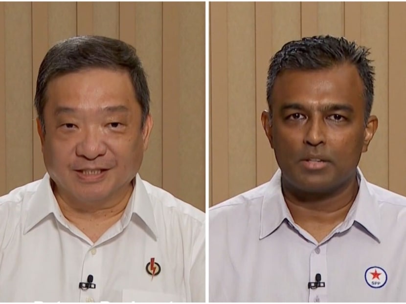 Mr Sitoh Yih Pin (left) from the People's Action Party and Mr Jose Raymond (right) from the Singapore People's Party are contesting in Potong Pasir Single Member Constituency.