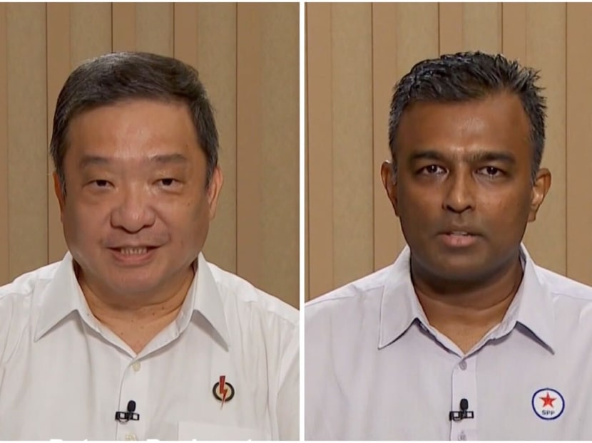 Mr Sitoh Yih Pin (left) from the People's Action Party and Mr Jose Raymond (right) from the Singapore People's Party are contesting in Potong Pasir Single Member Constituency. Mr Sitoh Yih Pin (left) from the People's Action Party and Mr Jose Raymond (right) from the Singapore People's Party are contesting in Potong Pasir Single Member Constituency.