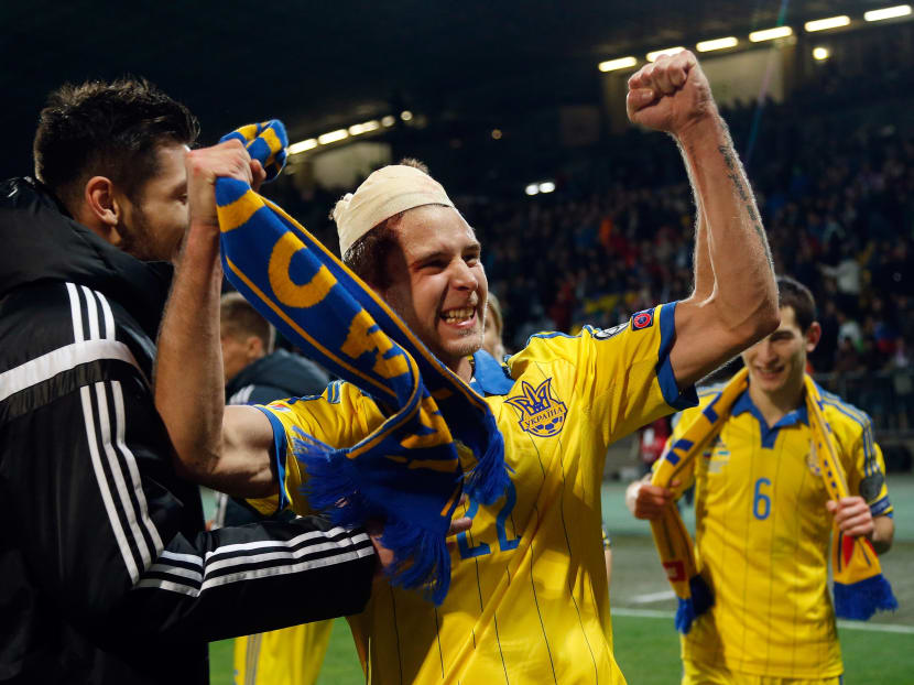 Gallery: Ukraine beats Slovenia to qualify for Euro 2016