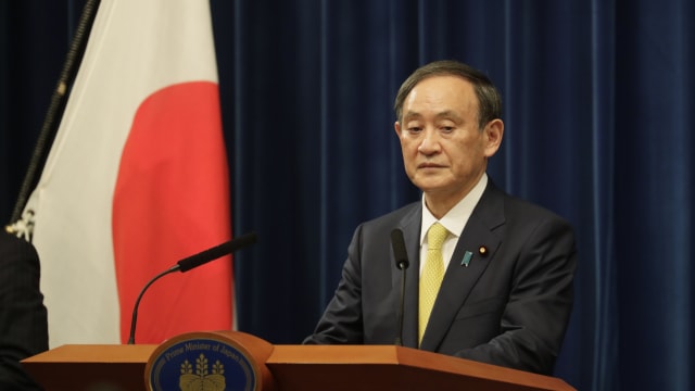 菅义伟领导的内阁早上提出总辞 结束一年多任期