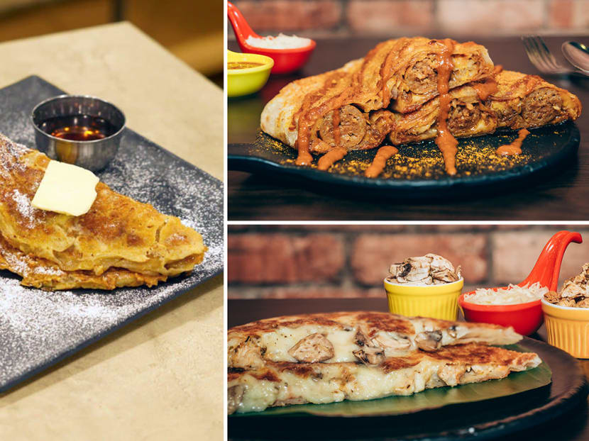 The outlet also offers other funky prata options like salted egg prawn and German-style “pratwurst”.