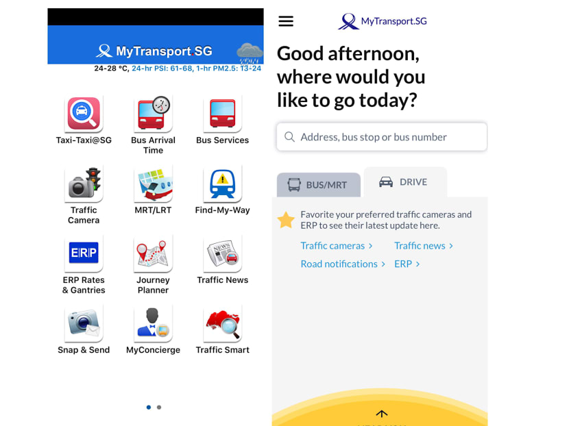 LTA revamps transit app to make it more customisable for commuters