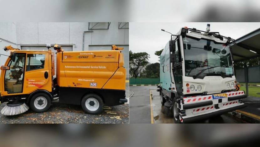Self-driving road sweepers to go on trial at one-north, NTU and CleanTech Park in Jurong Self-driving road sweepers to go on trial at one-north, NTU and CleanTech Park in Jurong