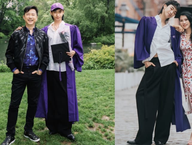 Exes Harlem Yu and Annie Yi attend son’s graduation ceremony in New York; snap cutest photos separately 