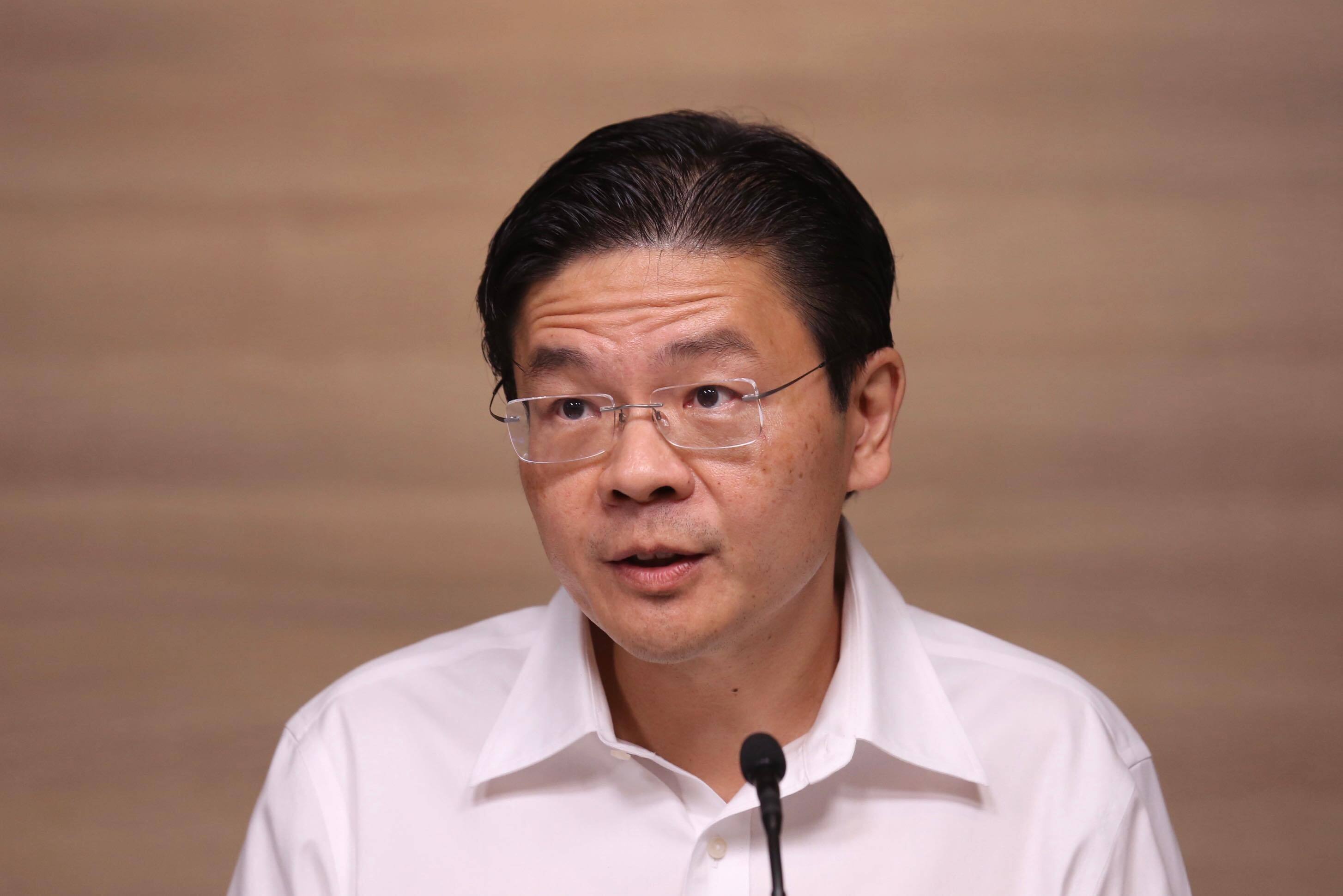 Lawrence Wong ‘overwhelming’ pick of Cabinet ministers as leader of 4G team: PM Lee Lawrence Wong ‘overwhelming’ pick of Cabinet ministers as leader of 4G team: PM Lee