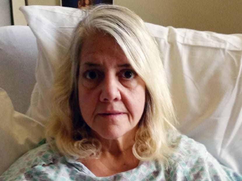 This undated image provided by Interpol shows an unidentified woman in the hospital after being found in Carlsbad, California. Authorities are trying to identify the woman who was found in February 2015 and says she can't recall her identity. Photo: AP