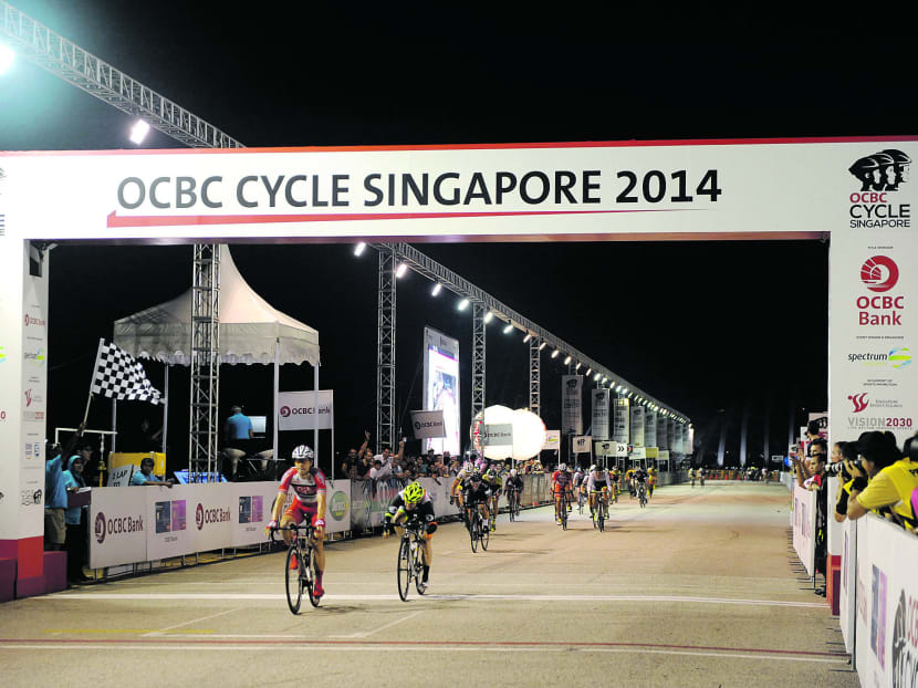 This year’s OCBC Cycle Singapore ended with the tragic death of one of the riders in an accident. The parting of ways between Spectrum and OCBC has not been formally announced. PHOTO: OCBC CYCLE SINGAPORE