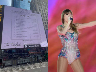 Taylor Swift fans buy space on Times Square billboard to congratulate singer 