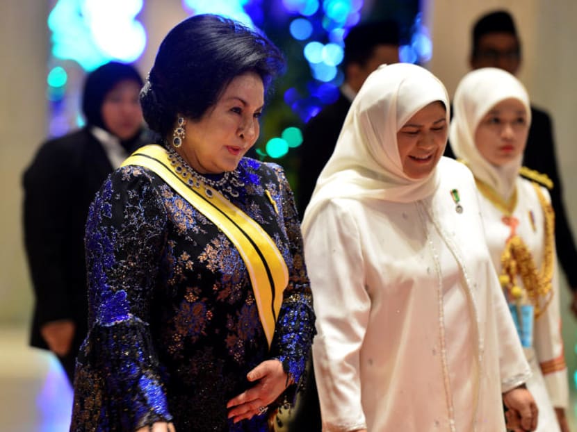 Mdm Rosmah Mansor, in her speech at the "Keep Our Women and Children #CyberSafe" seminar in Kuala Lumpur on Sunday (Oct 22), urged the people not to be fooled by fake Facebook accounts using her name. Photo: Reuters